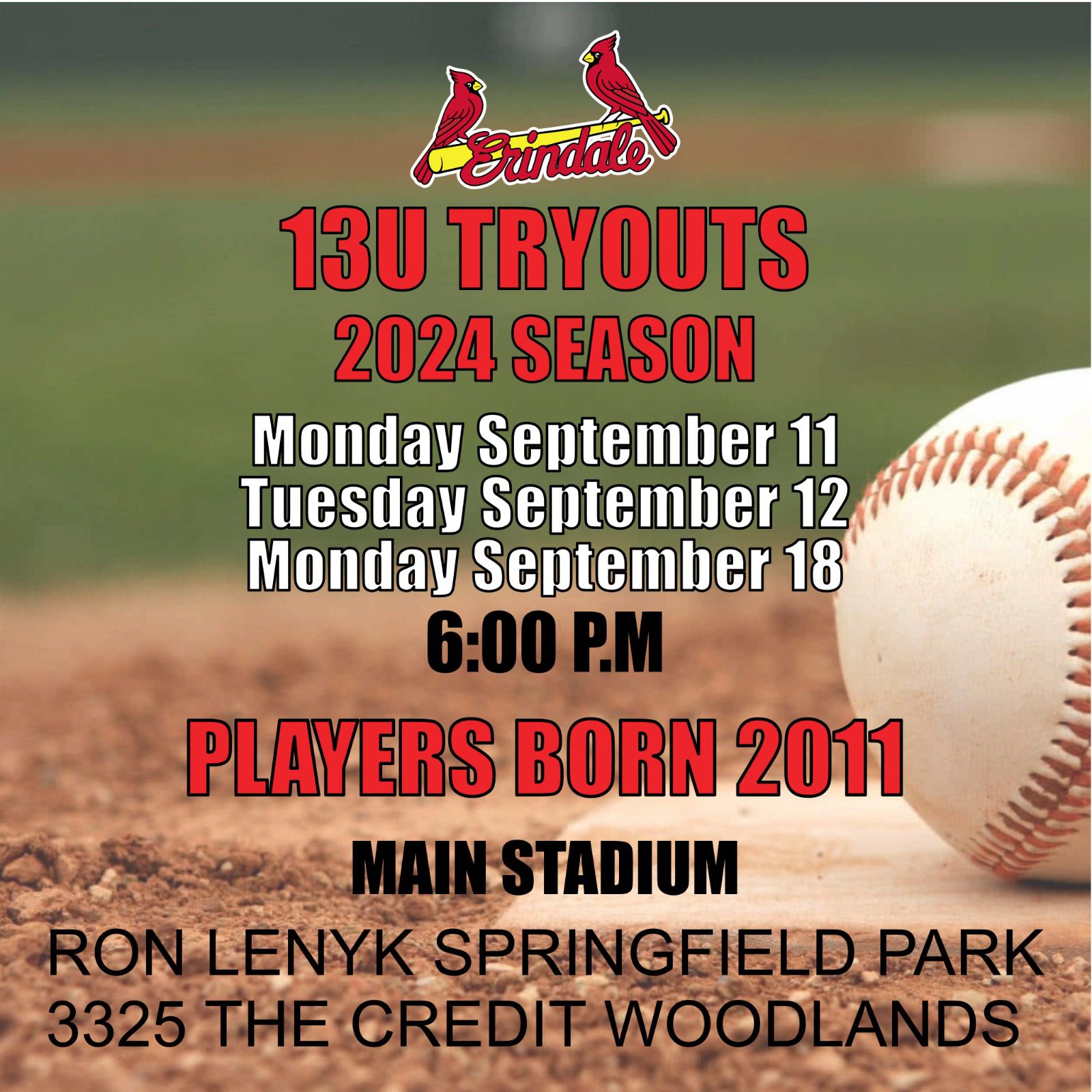 13U Tryouts
